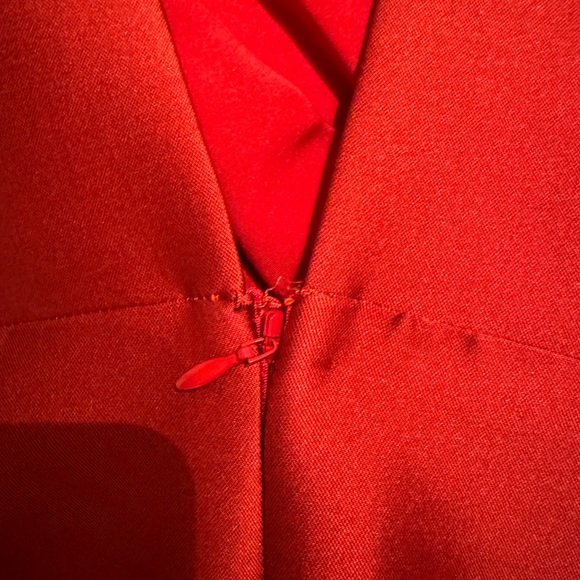 Sachin + Babi Chesterton Gown Cherry Red - Picture 11 of 13